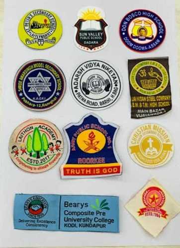 Embroidered badges